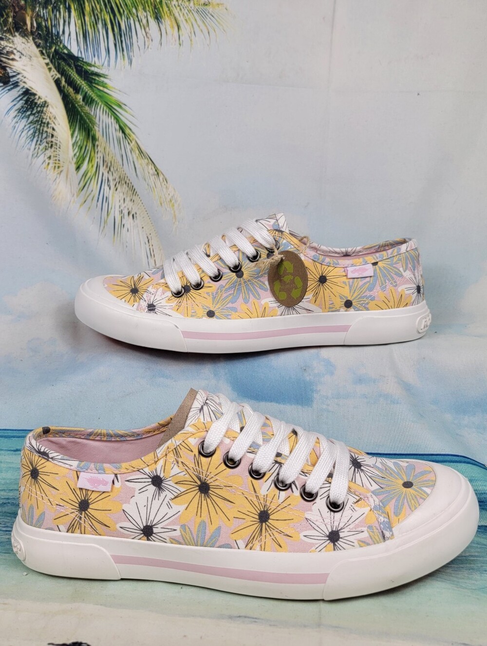 Rocket Dog White Combo Sneaker Womens 9